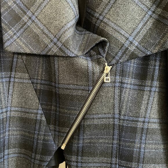 Periphery Wool Blend Plaid Blazer - Size 8 / Medium - Picture 7 of 11
